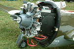 electric RC model airplane dummy radial engine